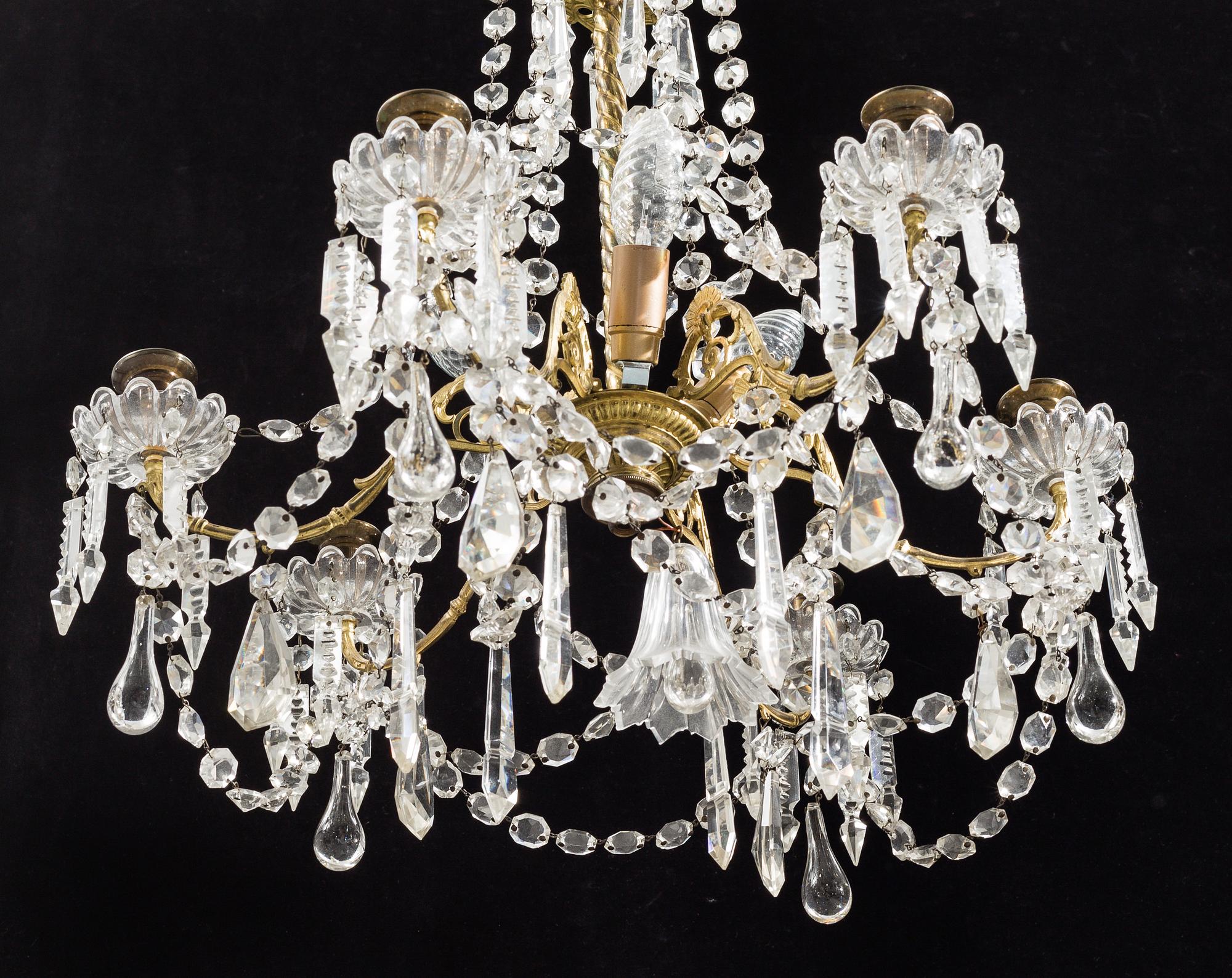 A first half of the 20th century chandelier.