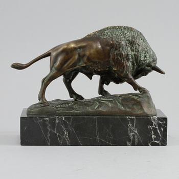 OTTO PROETZEL, skulpur, brons, signerad.