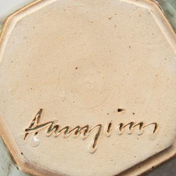 Tomas Anagrius, two stoneware vases and a bowl. Kvidinge, Sweden.