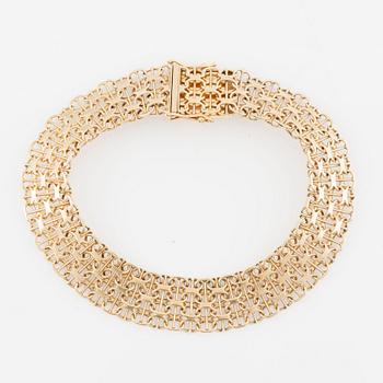 Bracelet, 18K gold, x-link.