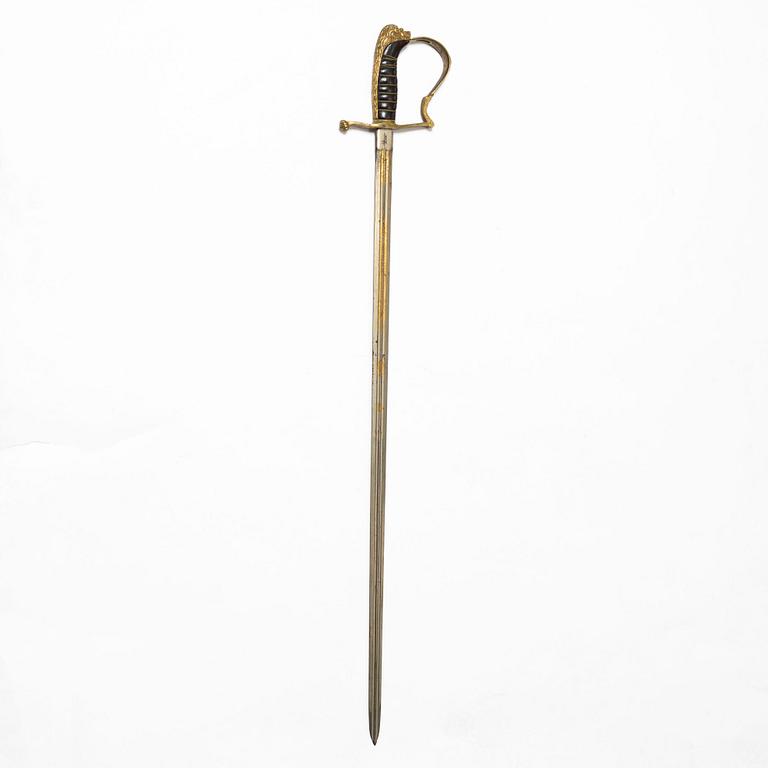 Värja, svensk m/1899 för infanteriofficer.