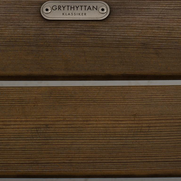 TRÄDGÅRDSSTOLAR samt BORD, Grythyttan, 5 delar, 2000-tal.