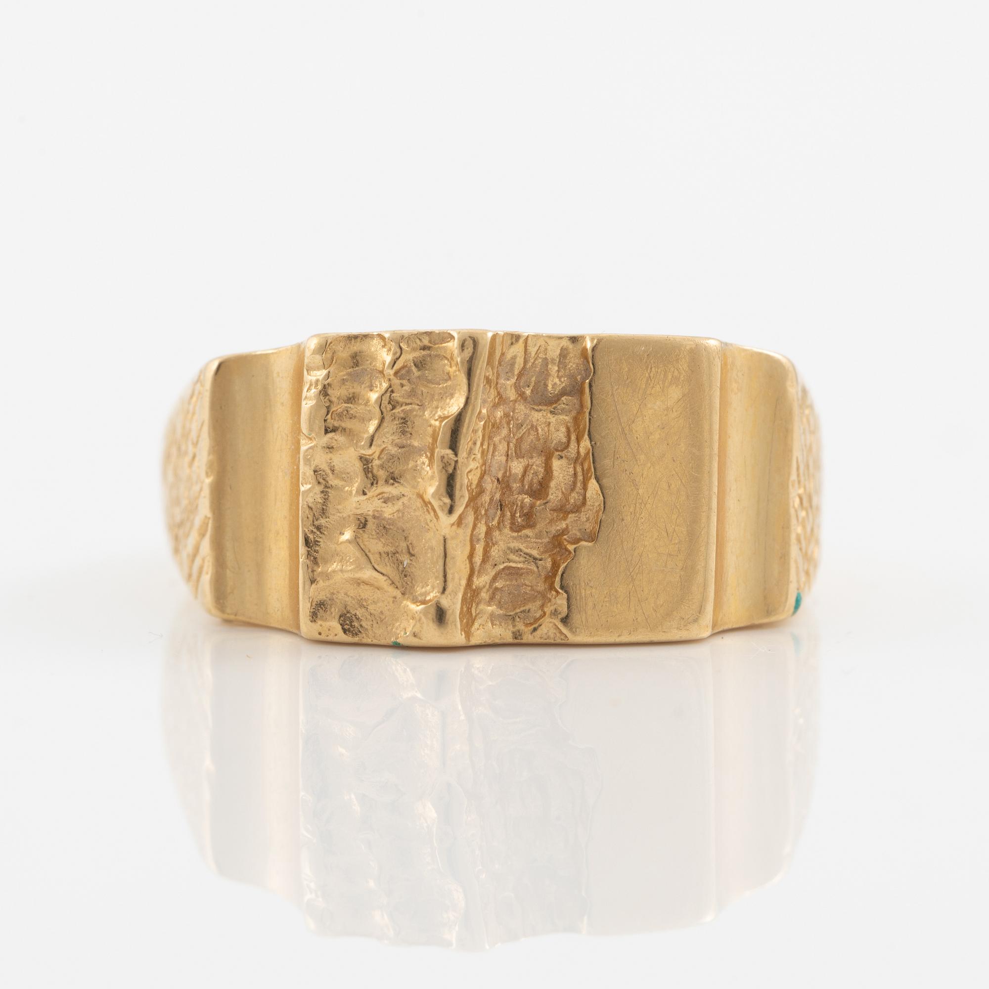 Bengt Hallberg, ring, 18K gold.