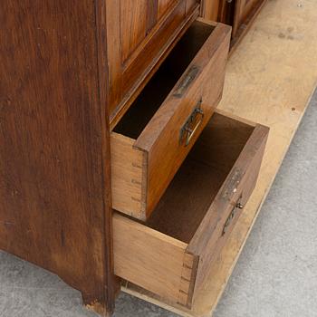 Bookcase, Art Nouveau, early 20th century.