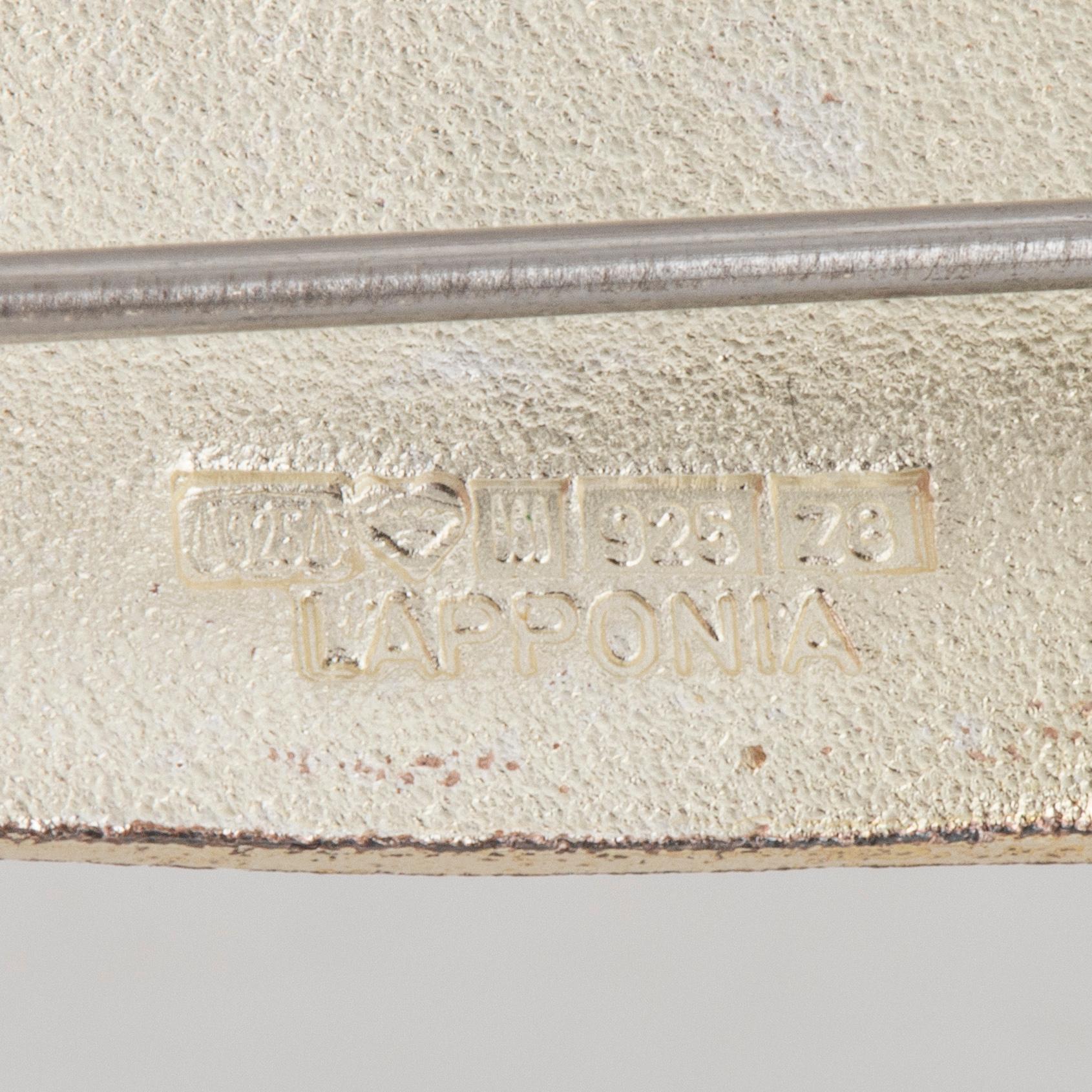 LAPPONIA, design Zoltan Popovits brooch, sterling silver.