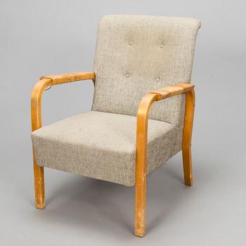 ALVAR AALTO, Open Armchair '46', Artek.