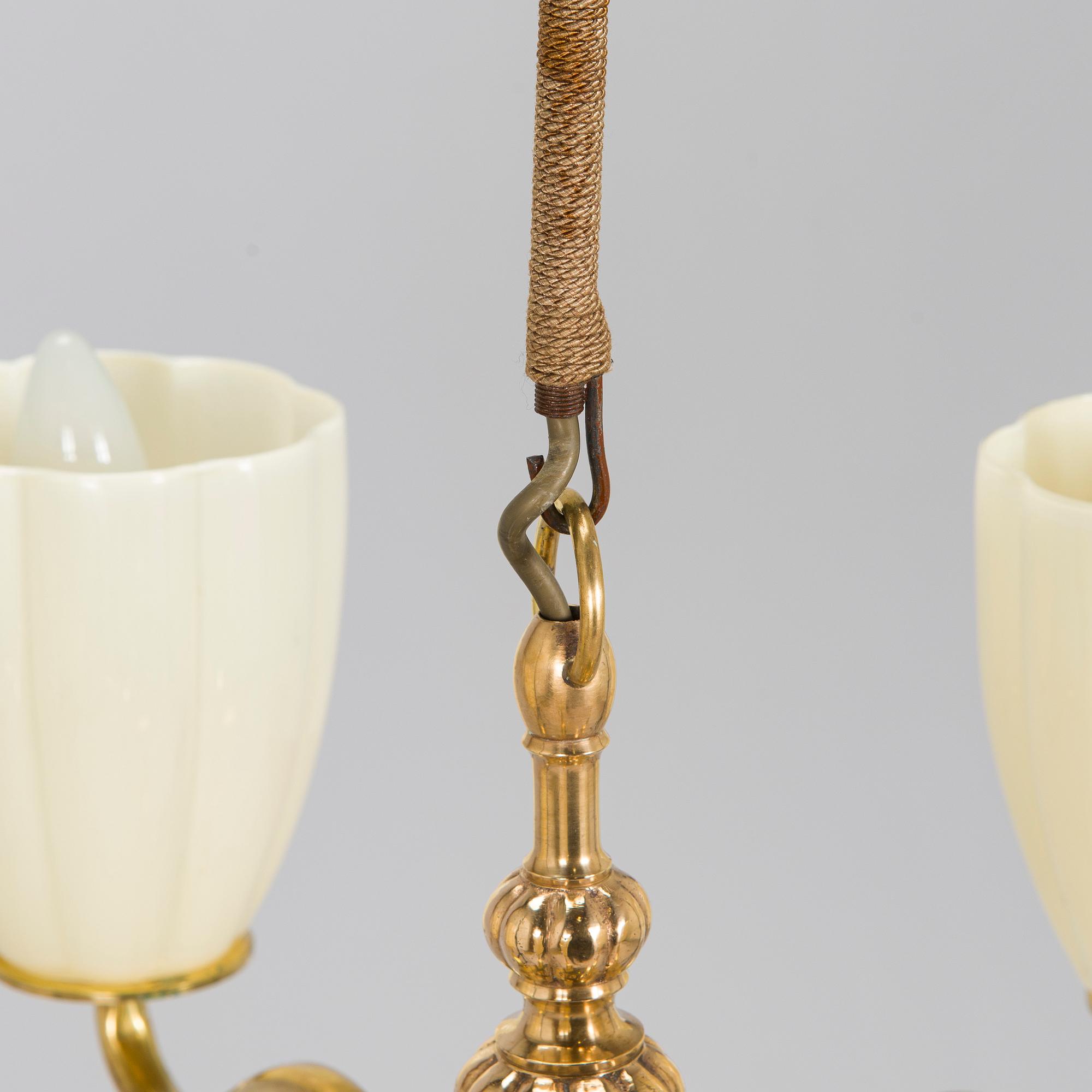 Paavo Tynell, taklampa, modell 1420/5, Taito, 1930-tal.