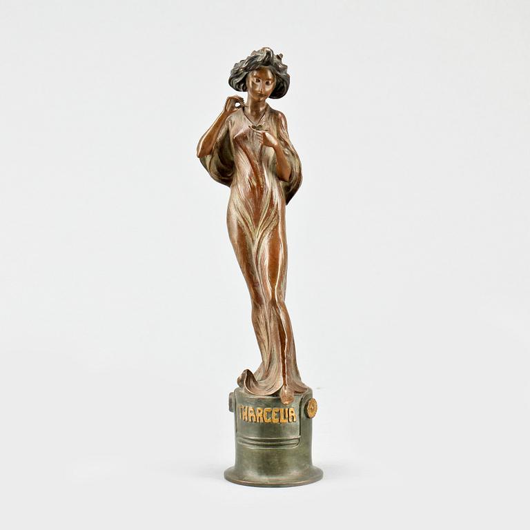 AUGUSTE RUBIN, skulptur, brons, sign Rubin.
