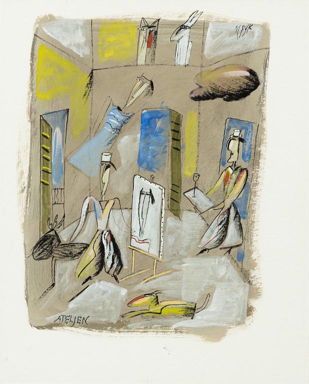 Madeleine Pyk, "Ateljén".
