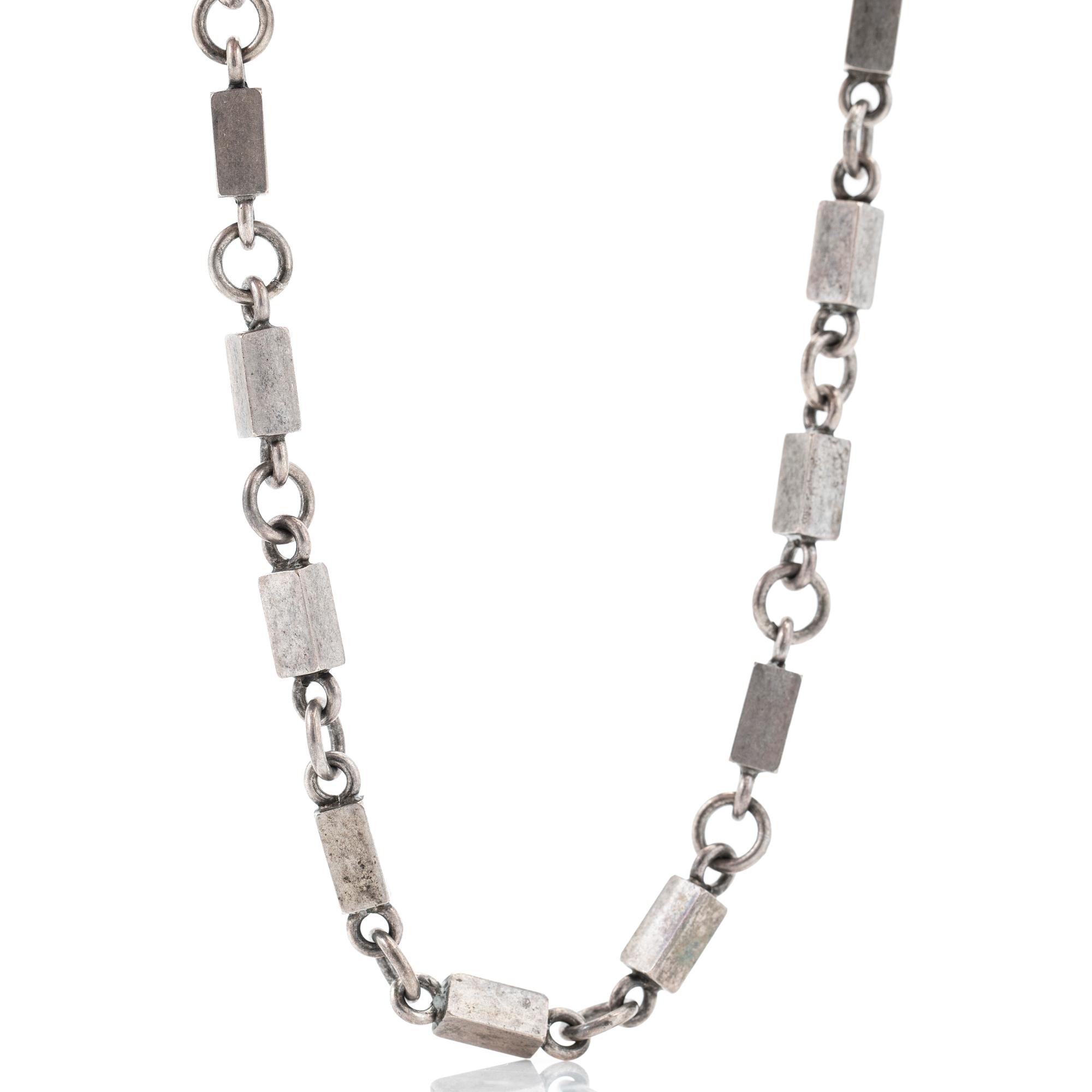 Wiwen Nilsson, necklace, sterling silver, Lund, 1966.