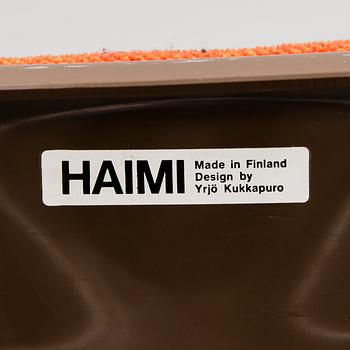 YRJÖ KUKKAPURO, tuoli, malli 3415, valmistaja Haimi, 1970-luku.