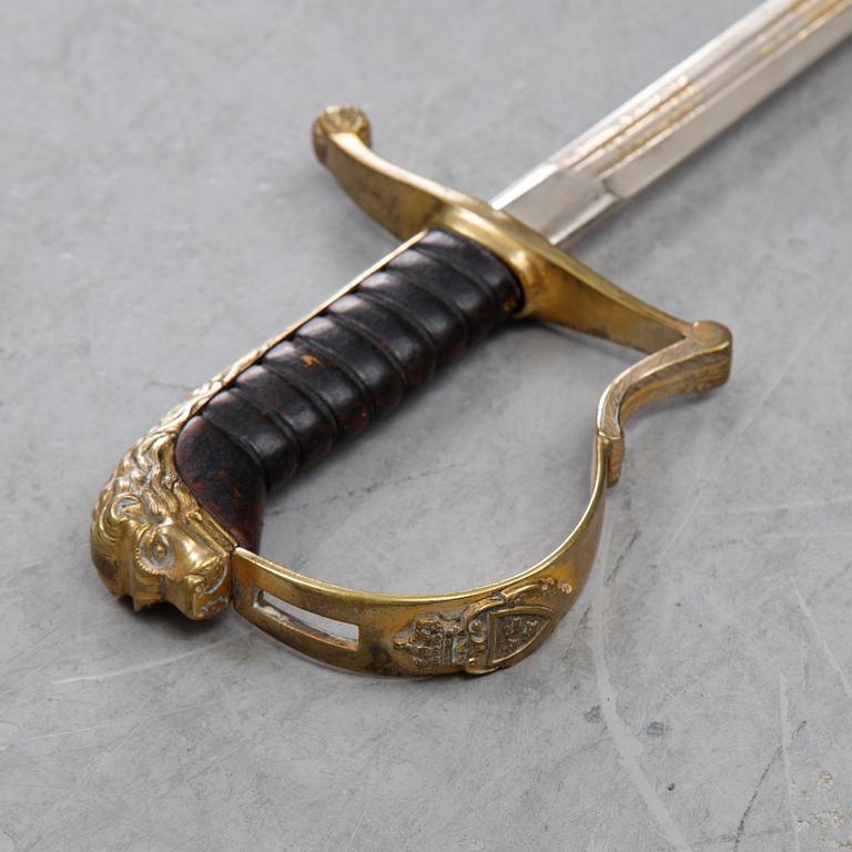 A Swedish infantry officer's sword 1899 pattern.