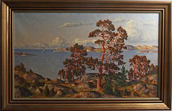 KARL BERGMAN, olja på duk, sign.