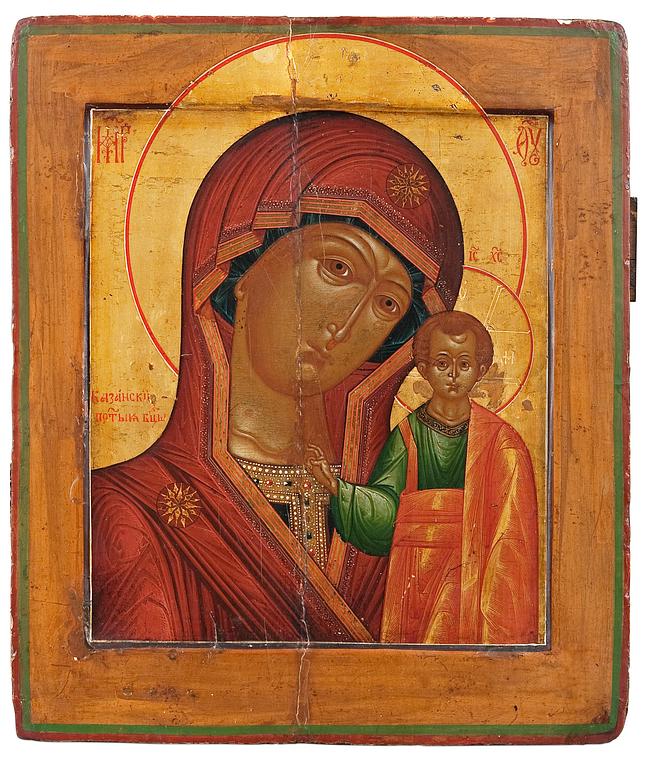 ICON. MOTHER OF GOD OF KAZAN.