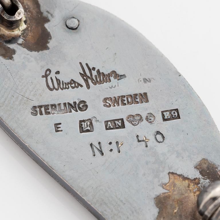 Wiwen Nilsson brosch silver "Trana".