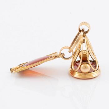 Sigill och nyckeldragare, av Johan Richard Borg och  Arvid Örn, Gävle 1831.