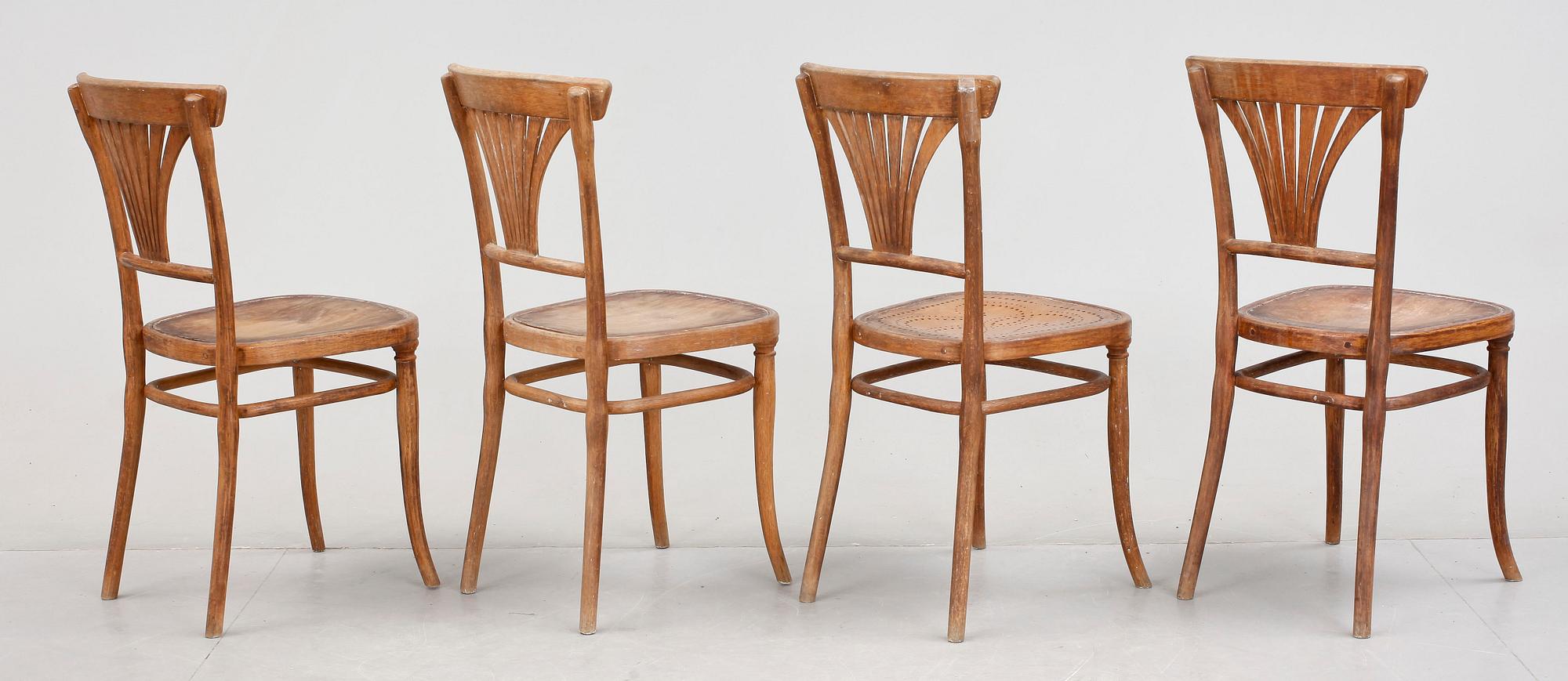 STOLAR, 4 st, Thonet, 1900-talets början.