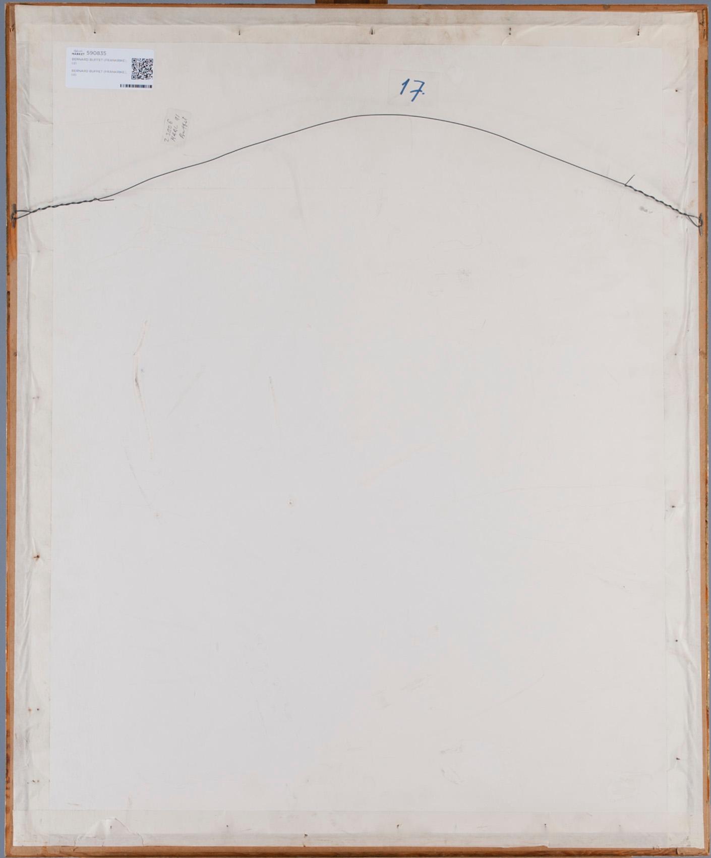 BERNARD BUFFET, litografia, signeerattu.