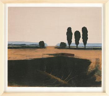 Ulf Wahlberg · ULF WAHLBERG, färglitografi, signerad o numrerad 90/150, daterad -99.