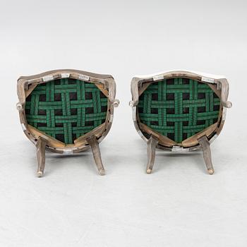 Nine chairs, Louis XV style, France. 21 st century.