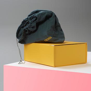 A blue leather "Silvav bag" from Fendi, collection 2011.