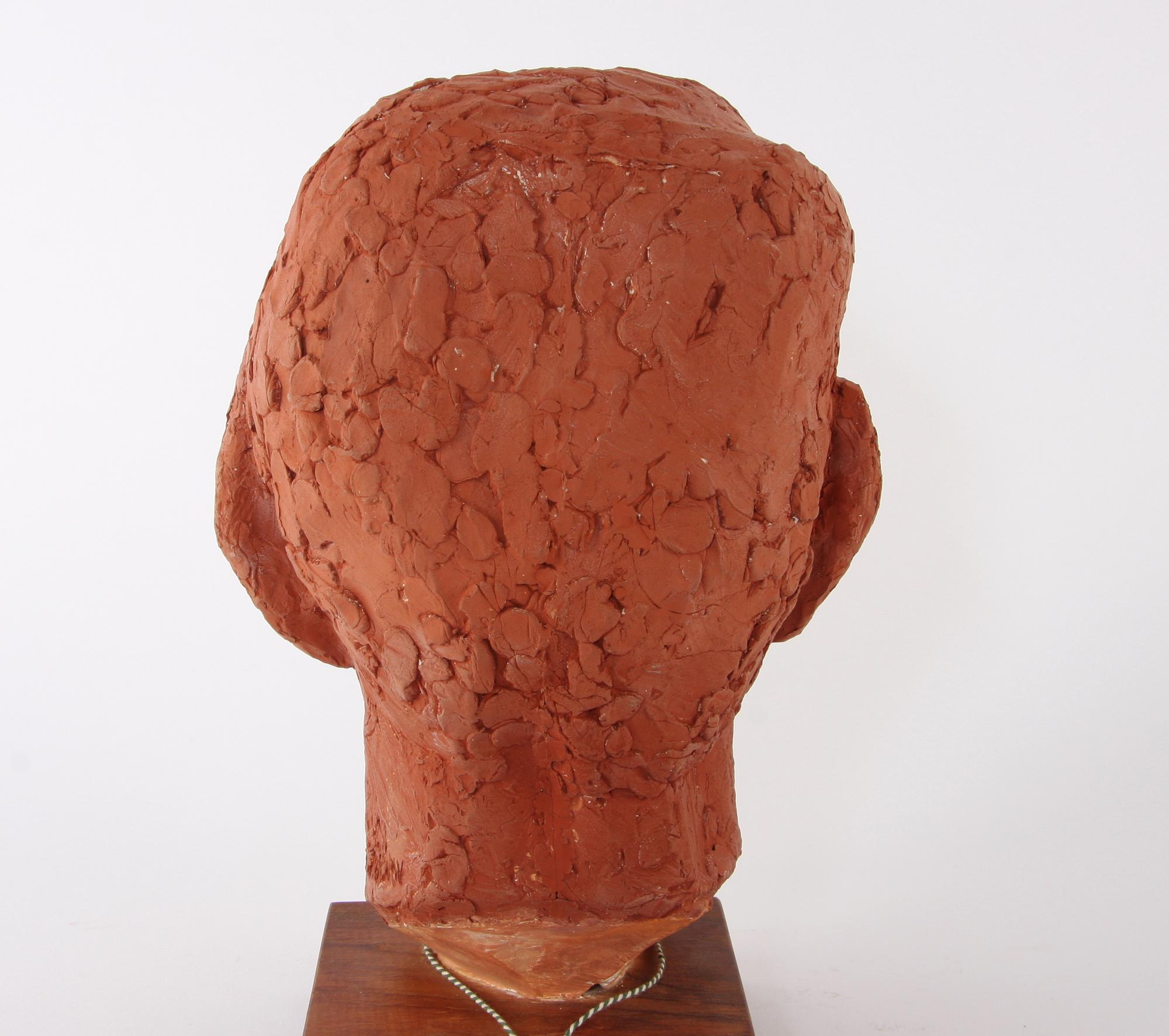 SKULPTUR, terracotta, sign Ture Thörn.