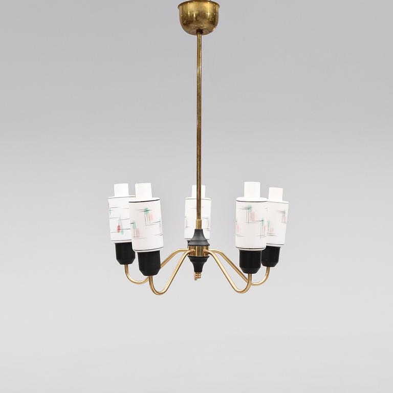 TAKLAMPA, 1900-talets mitt. Höjd ca 60 cm.