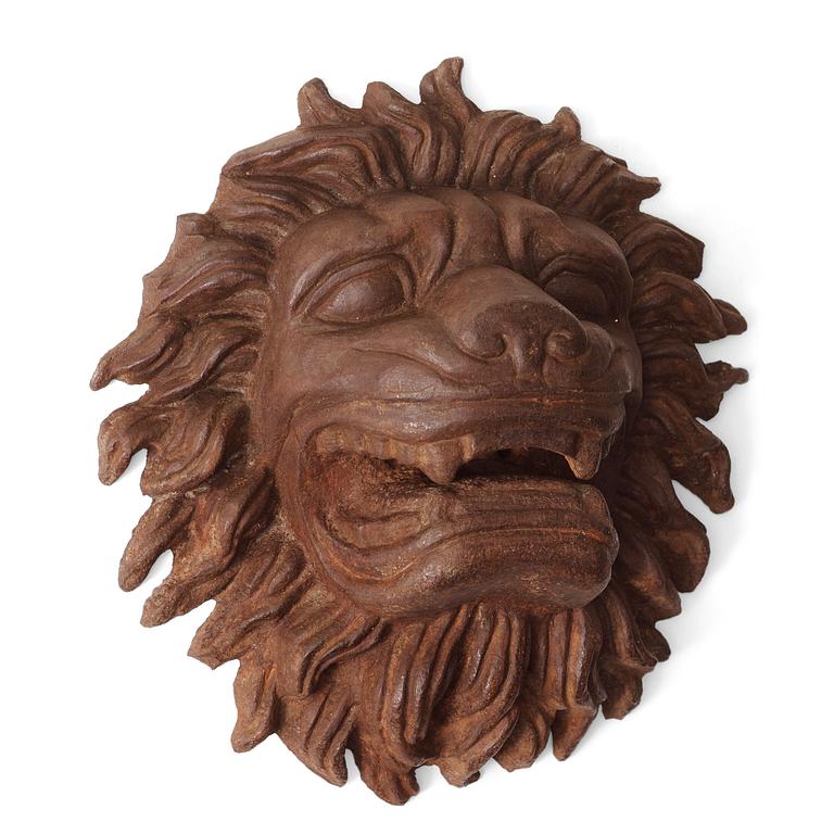 An Anna Petrus cast iron wall sculpture, Näfveqvarn, Sweden ca 1927, Swedish Grace.