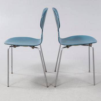 ARNE JACOBSEN, 4 stolar, "Myran", Fritz Hansen, 1970.