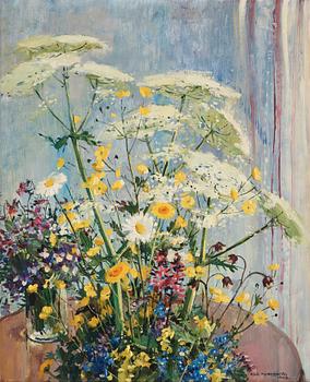 614. Olle Hjortzberg, Blomsterstilleben.