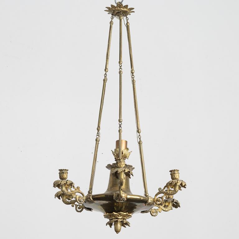 Table lamp, Empire style, 19th century.