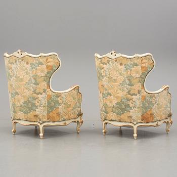 FÅTÖLJER, ett par, Spanien, 1900-talets andra hälft.