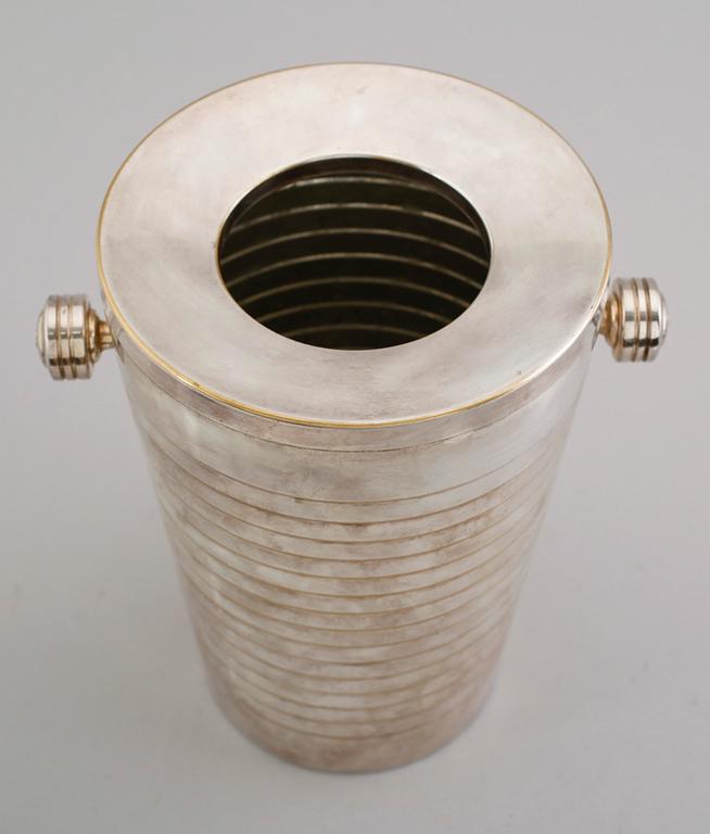 CHAMPAGNEKYLARE, nysilver, art déco, 1920-/30-tal.