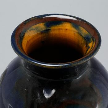 A 20th century earthenware vase by Hermann August Kähler, Denmark.