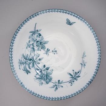 TVÄTTSET, 2 delar, porslin, "Azalea", Villeroy & Boch, Dresden, 1900-talets början.