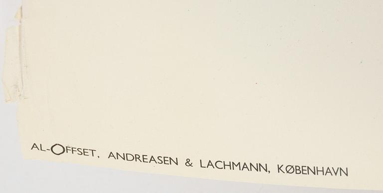 Otto Nielsen, offsetaffisch, SAS, Al-Offset, Anderasen & Lachmann, Köpenhamn, Danmark.
