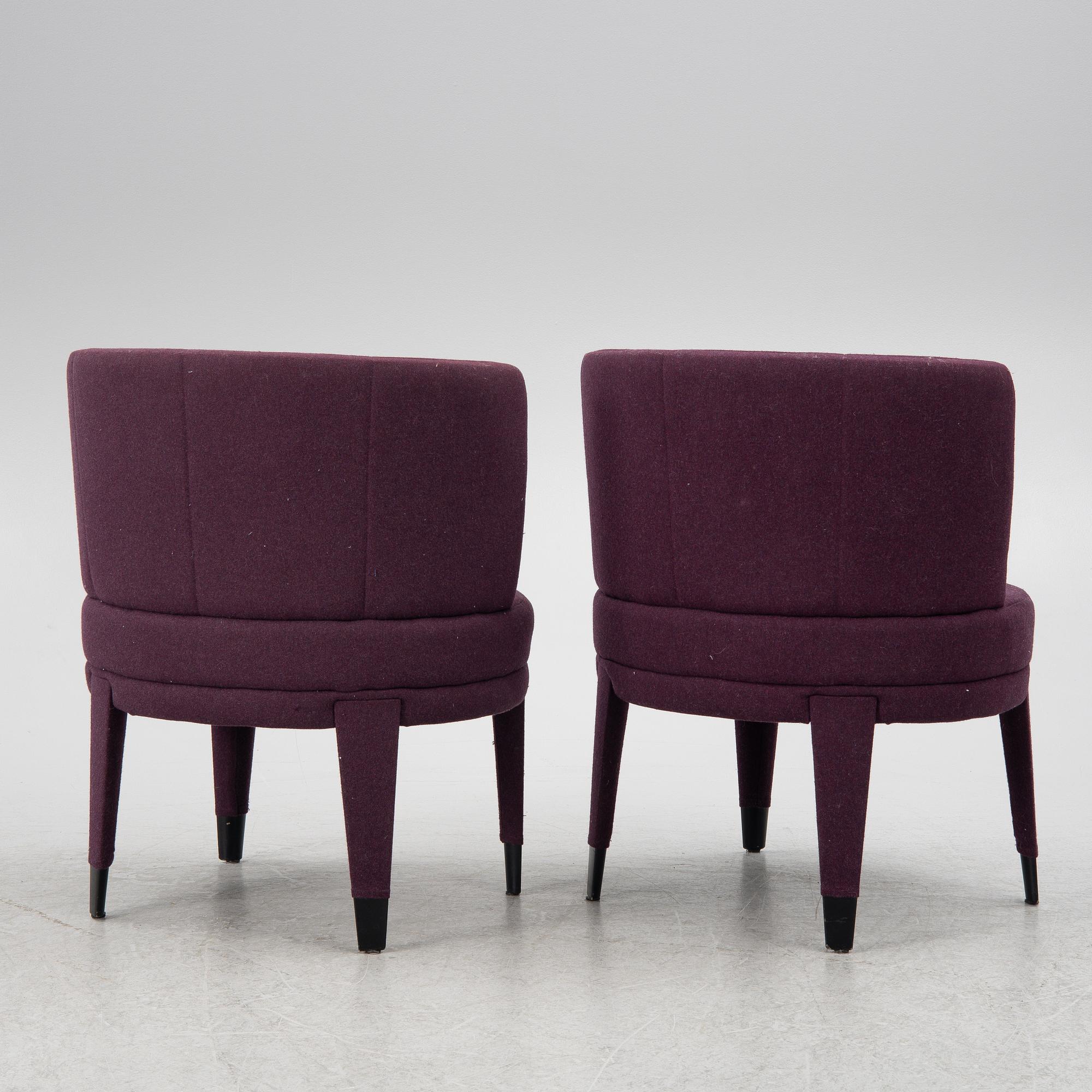 Fåtöljer, ett par, 2000-tal,.