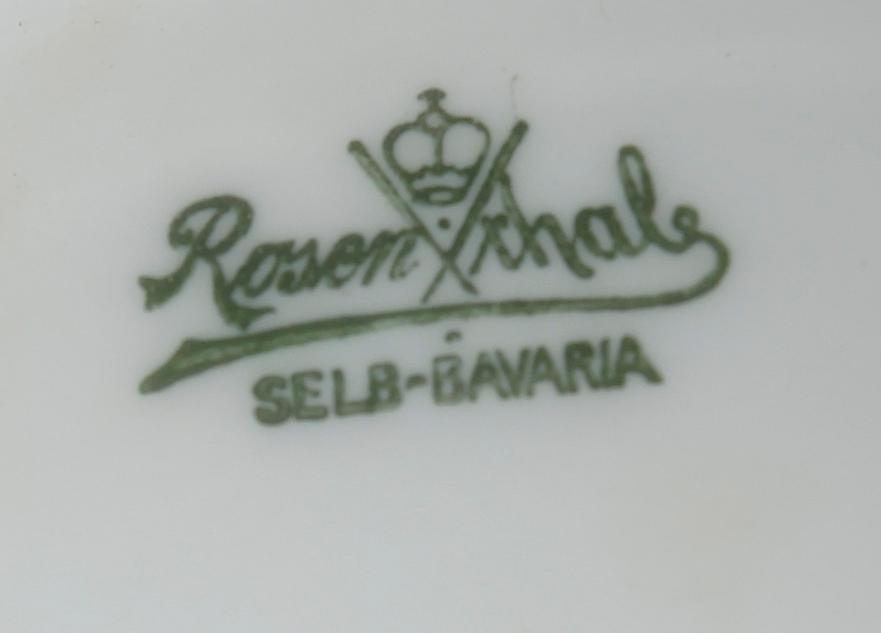 BORDSLAMPA, porslin, Rosenthal, 1920-tal.