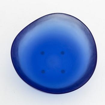 Tobia Scarpa, a 'Battuto' glass bowl, Venini, Murano, Italy, the model conceived 1960/61.