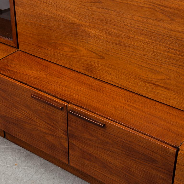 A 1960/70's rosewood bookcase by Ib Kofod Larsen, Faarup Møbelfabrik, Denmark.