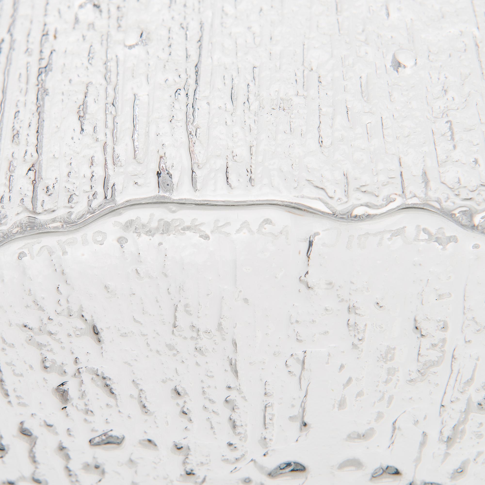 TAPIO WIRKKALA, skål, "Ultima Thule", signerad Tapio Wirkkala, Iittala.