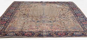 An oriental carpet, circa 350 x 295 cm.