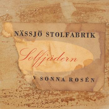 Sonna Rosén, armchairs, a pair, "The Fan", Nässjö Stolfabrik.