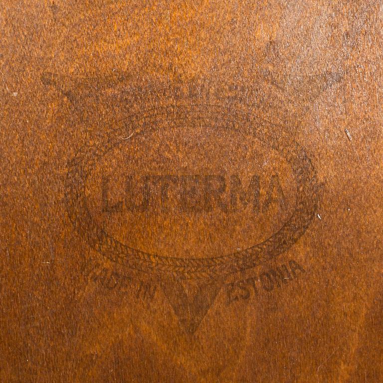 Four mid 20th century Luterma folding chairs, Estonia.