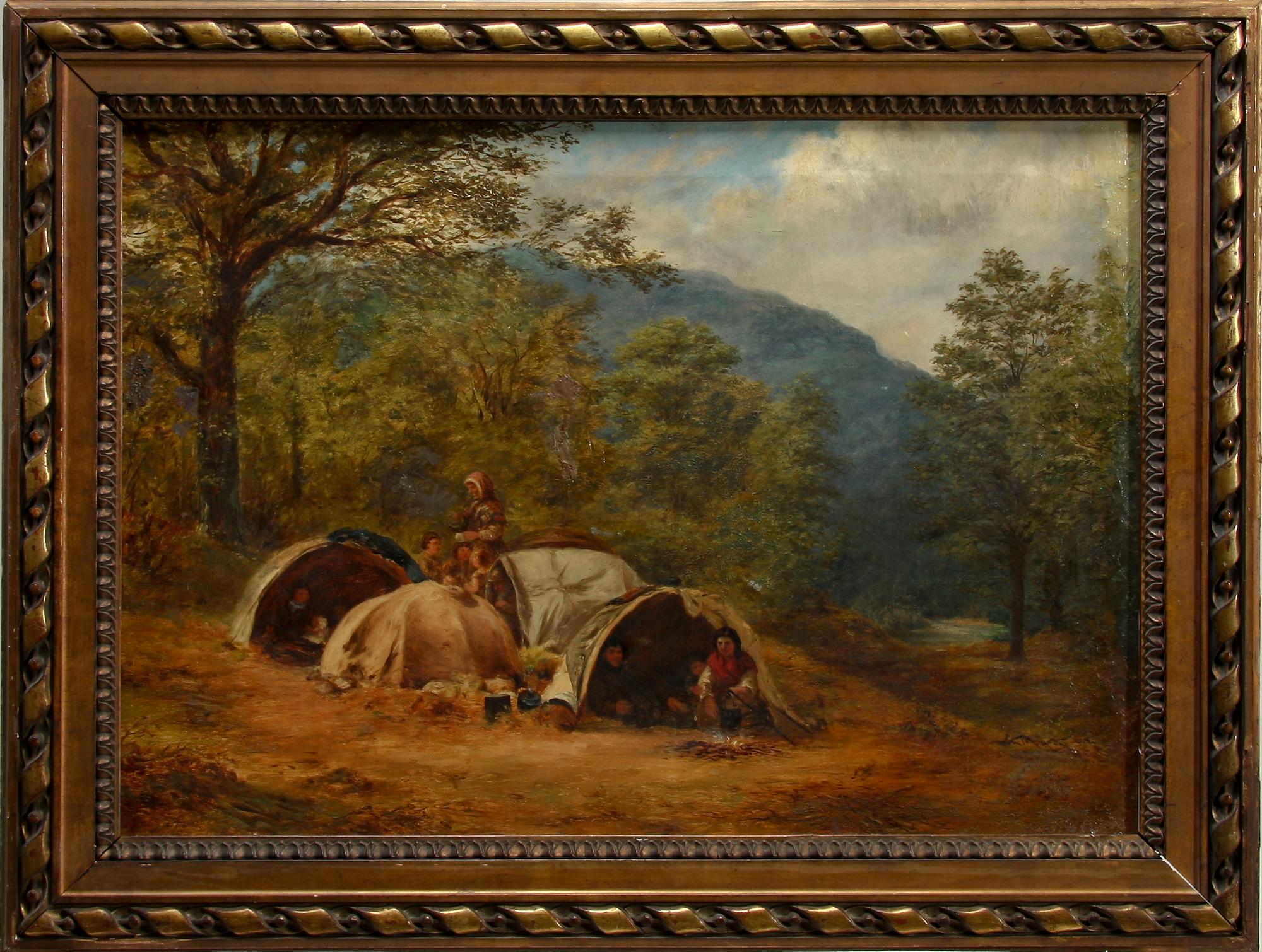 OKÄND KONSTNÄR, olja på duk, sign S Edmond.