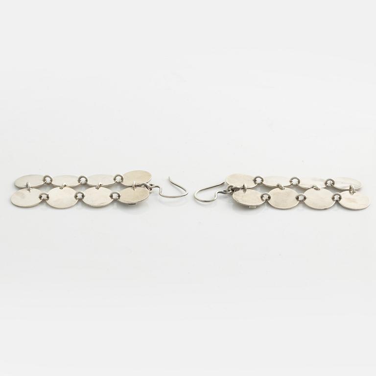 Kalevala Koru, a pair of earrings, silver.