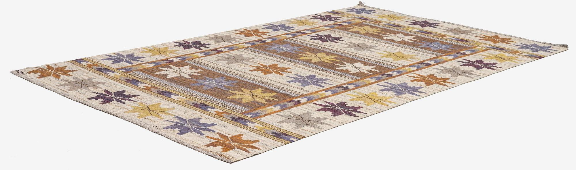 Märta Måås-Fjetterström, a 'Höstmattan' carpet, flat weave, c. 295 x 182 cm, signed MMF.