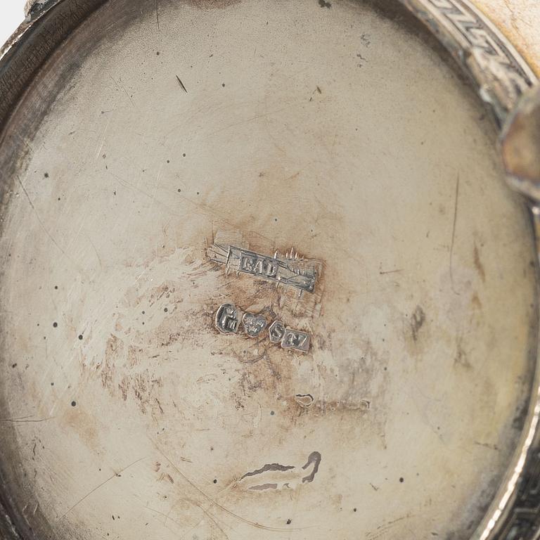 A Swedish three piece silver coffee set, mark of GA Dahlgren, Malmö 1918–1920.