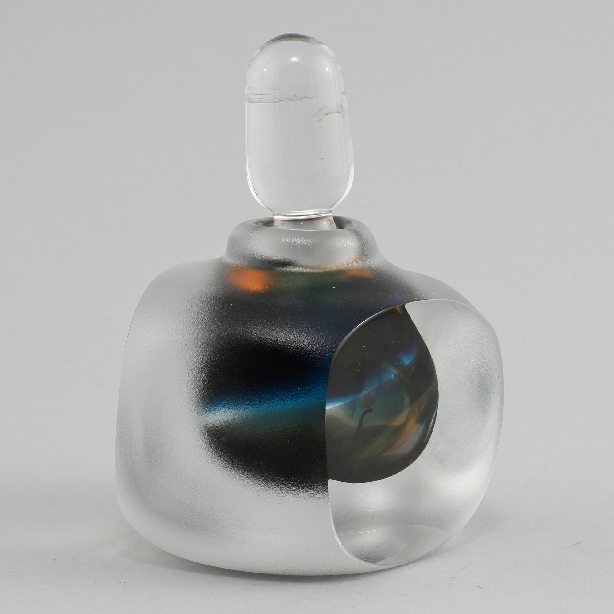 FLAKONG, glas, Göran Wärff, 1900-talets andra hälft.