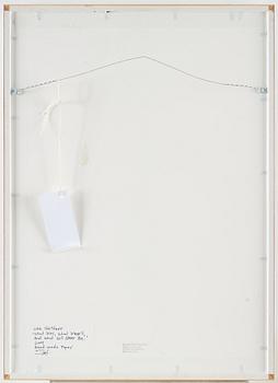 LUKE STETTNER, Triptyche, signed and dated 2009 on verso. Hand-made paper, med tryck.